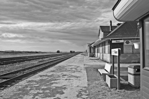 Train station at Rivers Manitoba